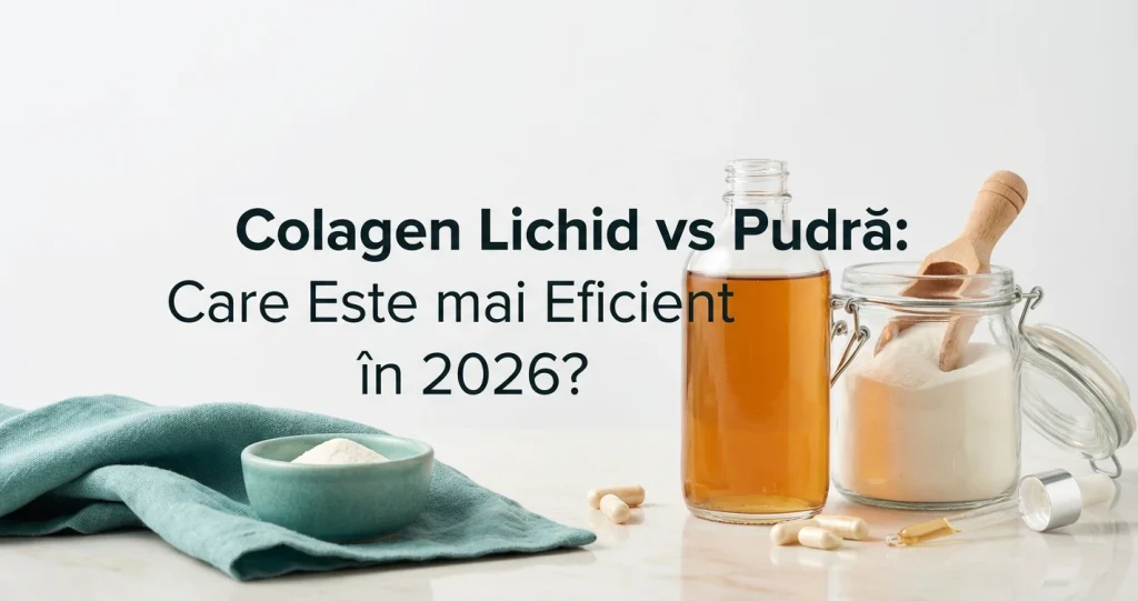 Colagen Lichid vs Pudră: Care Este mai Eficient în 2026?